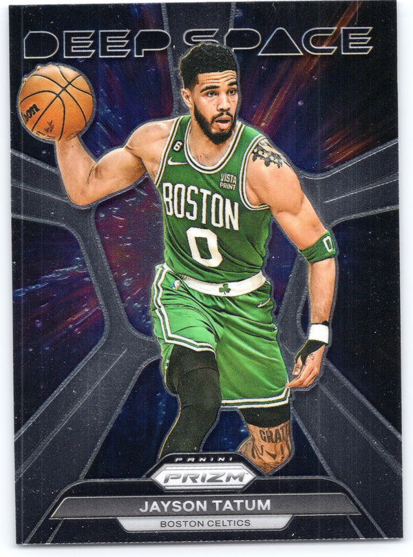 2023-24 Panini Prizm #10 Jayson Tatum Deep Space