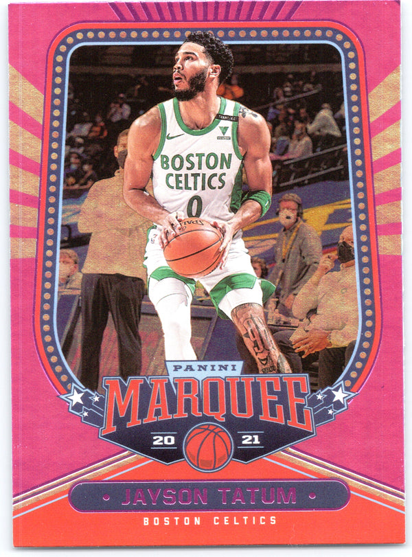 2020-21 Panini Chronicles #244 Jayson Tatum Pink