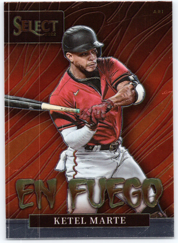 2022 Panini Select #EF24 Ketel Marte En Fuego