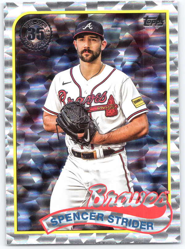 2024 Topps #89B2-14 Spencer Strider 1989 Topps Baseball 35th Anniversary Foil