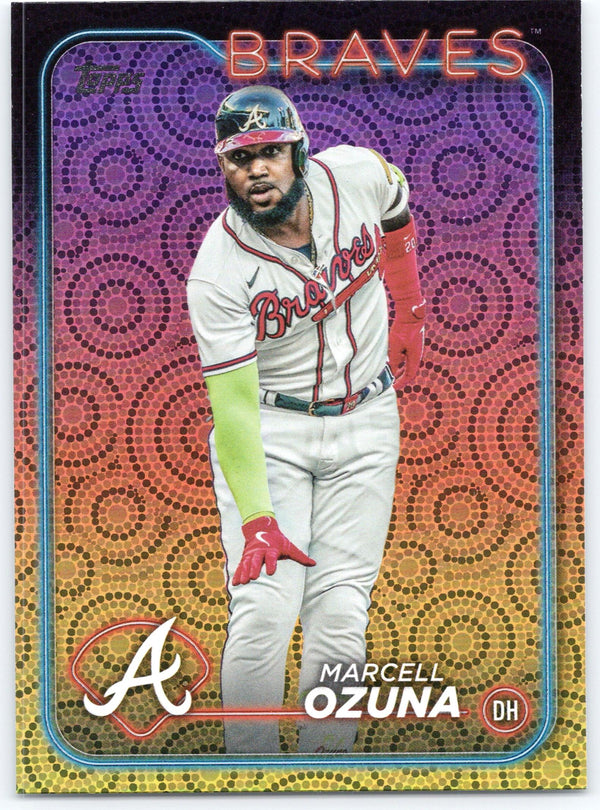 2024 Topps #518 Marcell Ozuna Holiday (Series Two)