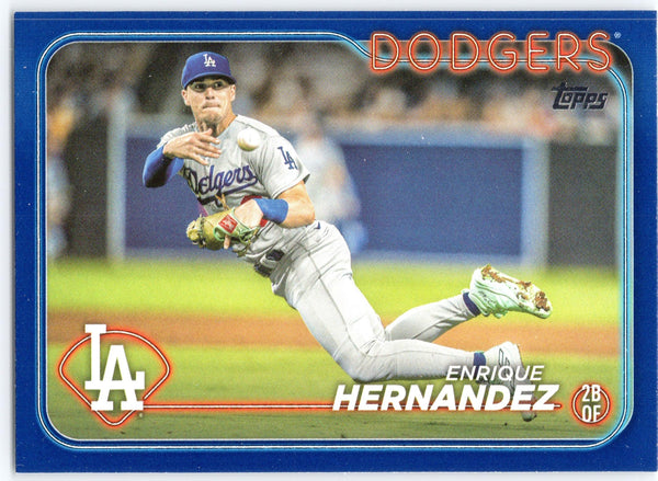 2024 Topps #398 Enrique Hernandez Royal Blue