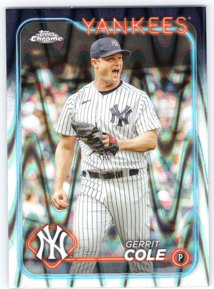 2024 Topps #100 Gerrit Cole Rainbow Foil