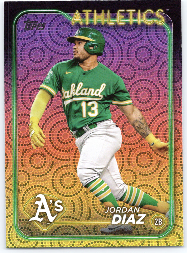 2024 Topps #697 Jordan Diaz Holiday