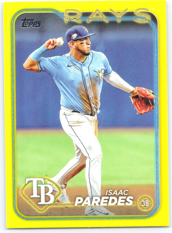 2024 Topps #392 Isaac Paredes Yellow