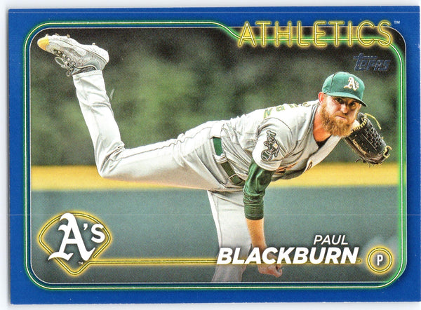 2024 Topps Chrome #43 Paul Blackburn Royal Blue