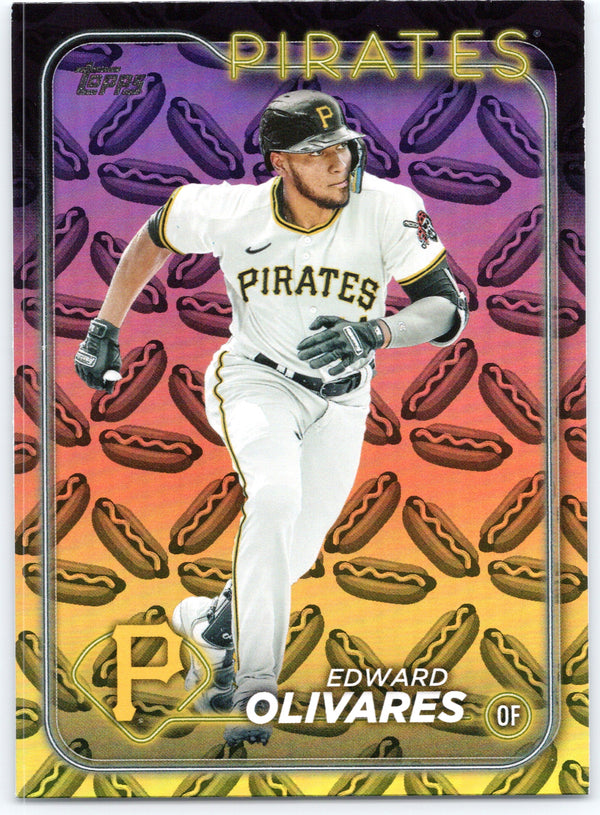 2024 Topps #527 Edward Olivares Holiday Hot Dogs