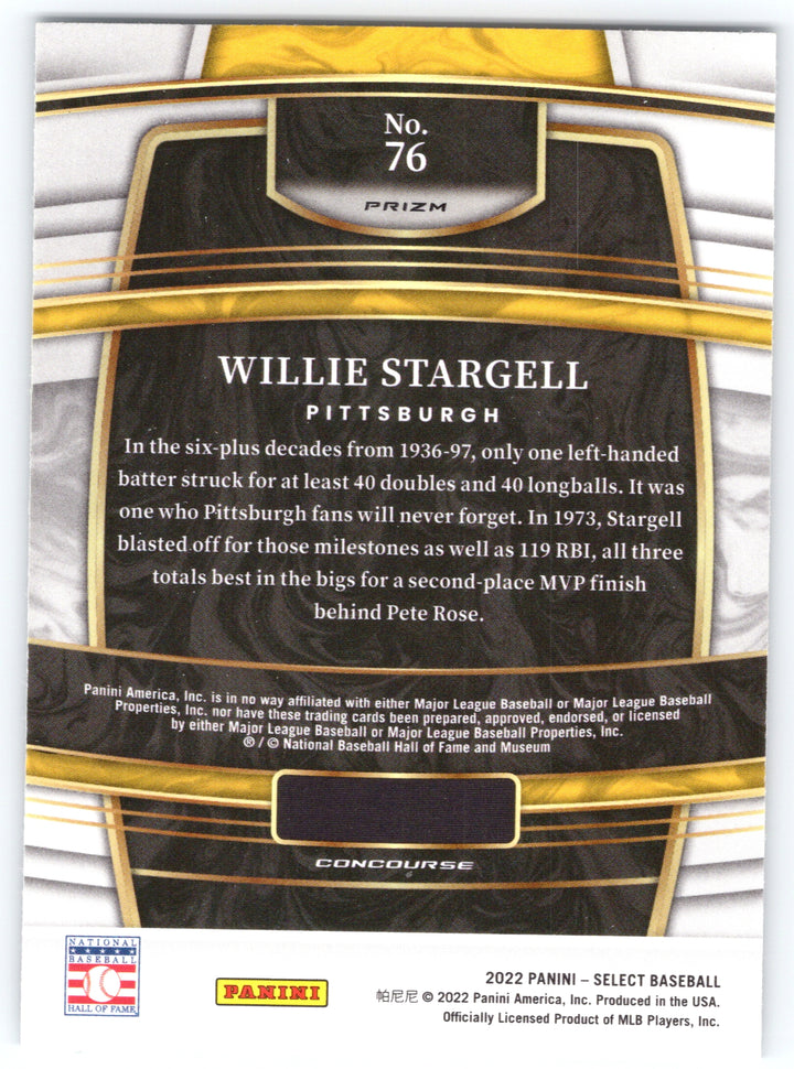 2022 Panini Select #76 Willie Stargell Scope