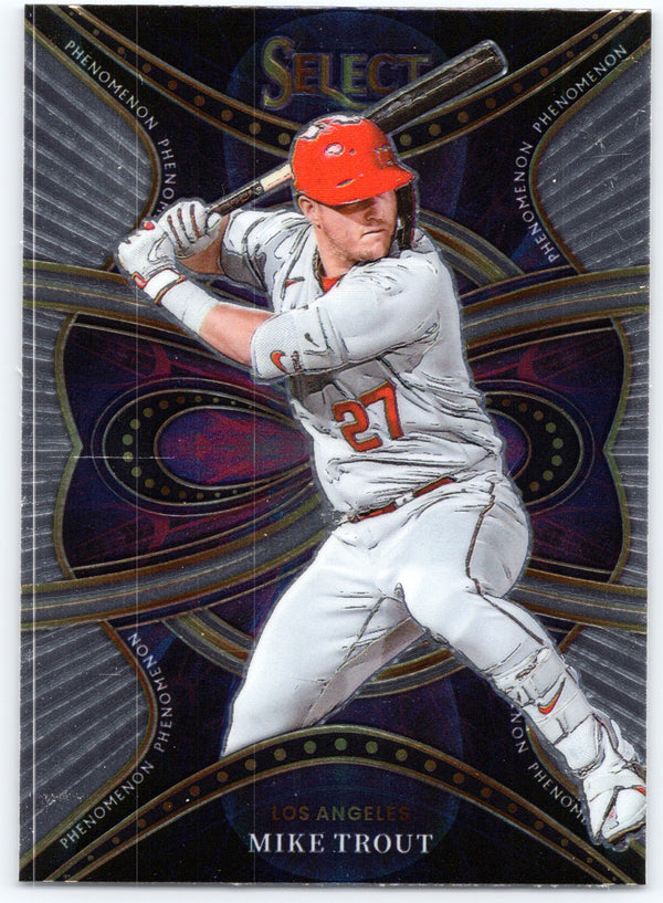 2022 Panini Select #P6 Mike Trout Phenomenon Holo