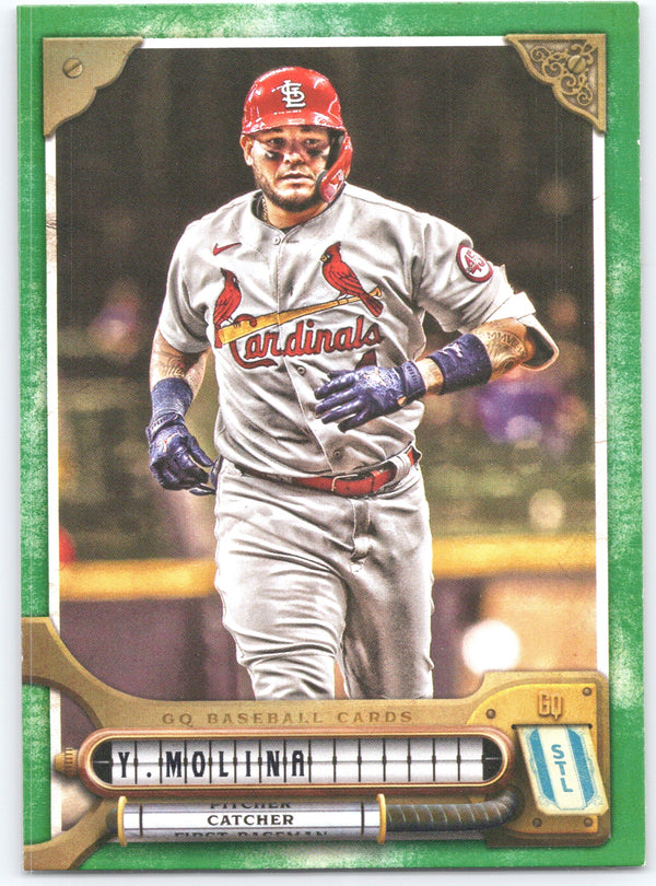 2022 Topps Gypsy Queen #14 Yadier Molina Green