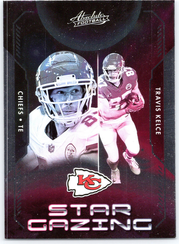 2023 Panini Absolute #SG-19 Travis Kelce Star Gazing