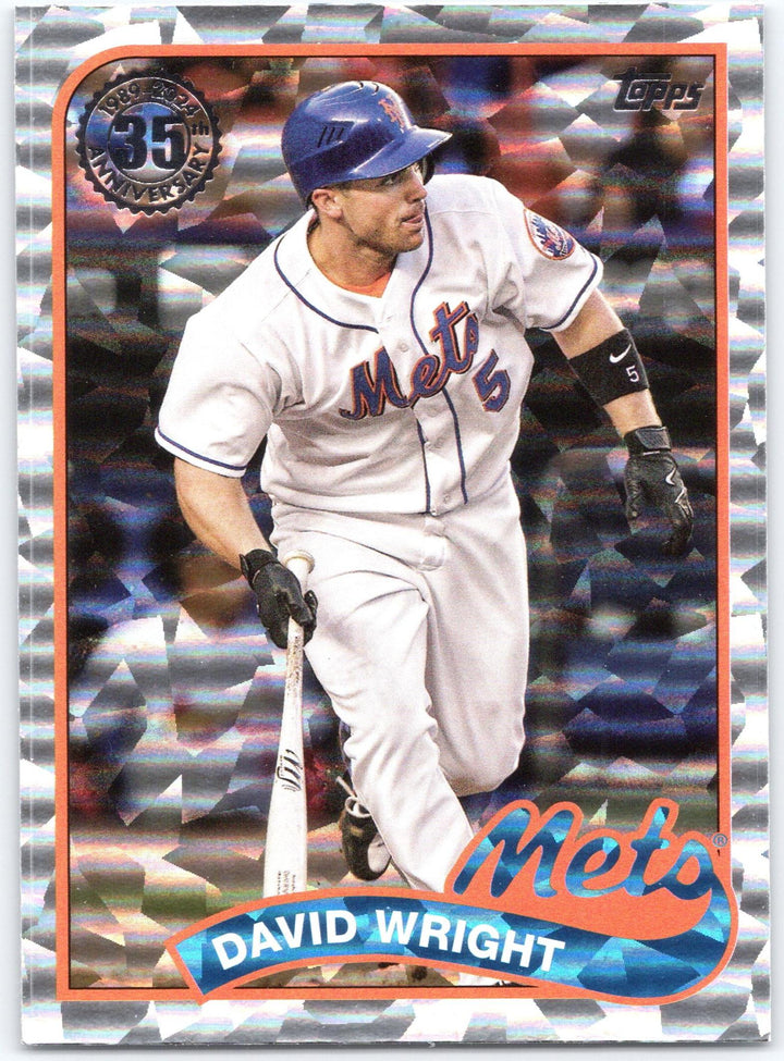 2024 Topps #89B2-15 David Wright 1989 Topps Baseball 35th Anniversary Foil