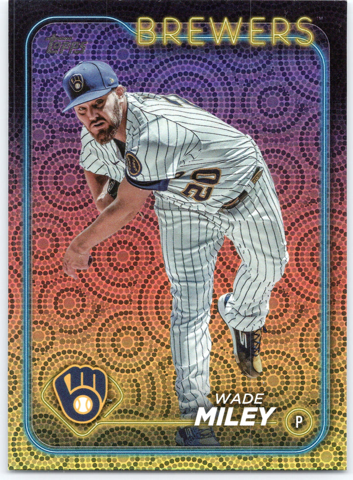 2024 Topps #671 Wade Miley Holiday