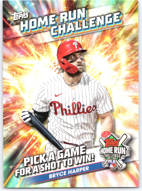 2024 Topps #HRC-18 Bryce Harper Home Run Challenge (Series Two)