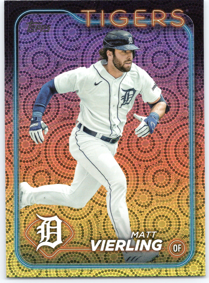 2024 Topps #375 Matt Vierling Holiday (Series Two)