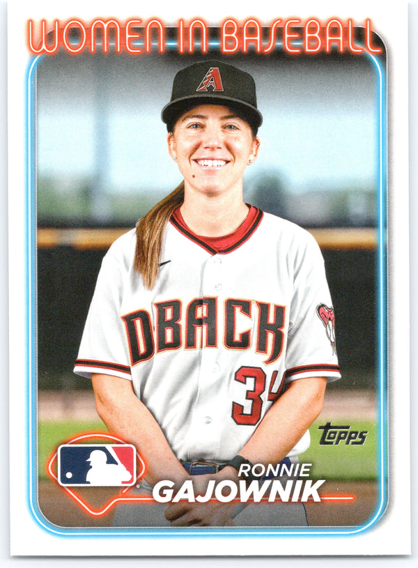 2024 Topps #WIB-3 Ronnie Gajownik Women in Baseball