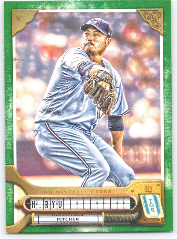 2022 Topps Gypsy Queen #189 Hyun-Jin Ryu Green