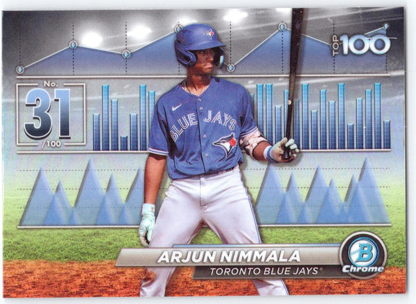 2024 Bowman #BTP-31 Arjun Nimmala Bowman Scouts' Top 100