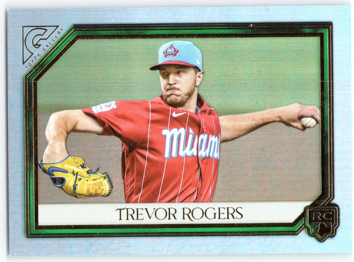 2021 Topps Gallery #27 Trevor Rogers Rainbow Foil /125