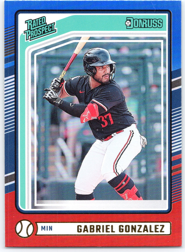 2024 Donruss #182 Gabriel Gonzalez Red and Blue