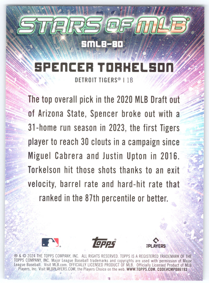 2024 Topps Update #SMLB-80 Spencer Torkelson Stars of MLB