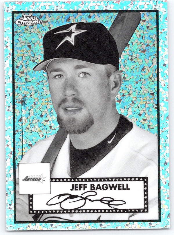 2021 Topps Chrome Platinum #517 Jeff Bagwell Black & White Mini-Diamonds