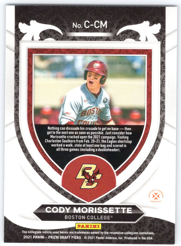 2021 Panini Prizm Draft Picks #C-CM Cody Morissette Crusade