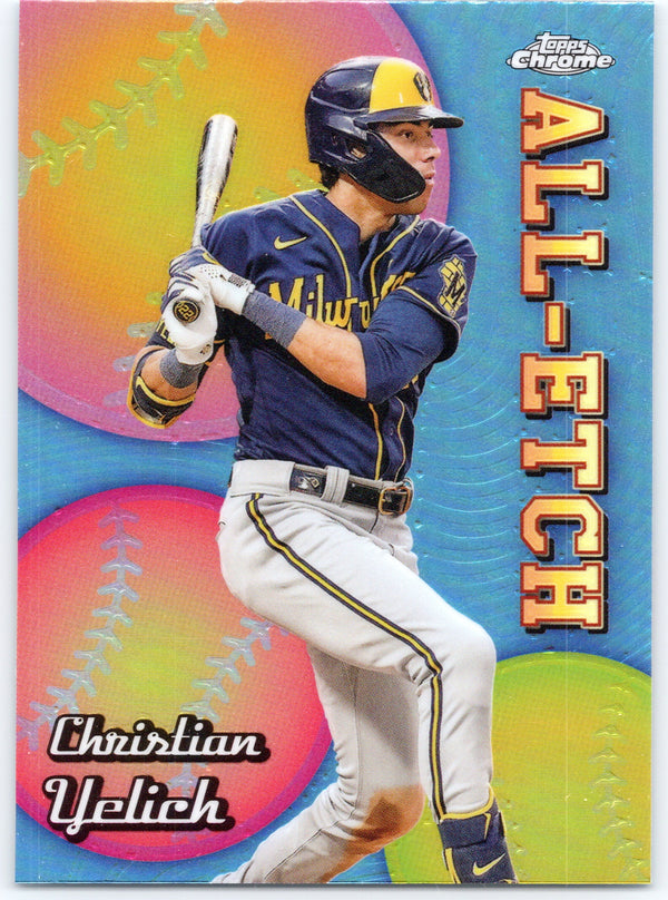 2024 Topps Chrome #CAE-20 Christian Yelich Chrome All-Etch