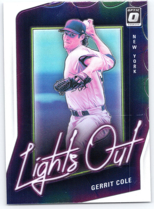 2021 Donruss Optic #LO9 Gerrit Cole Lights Out