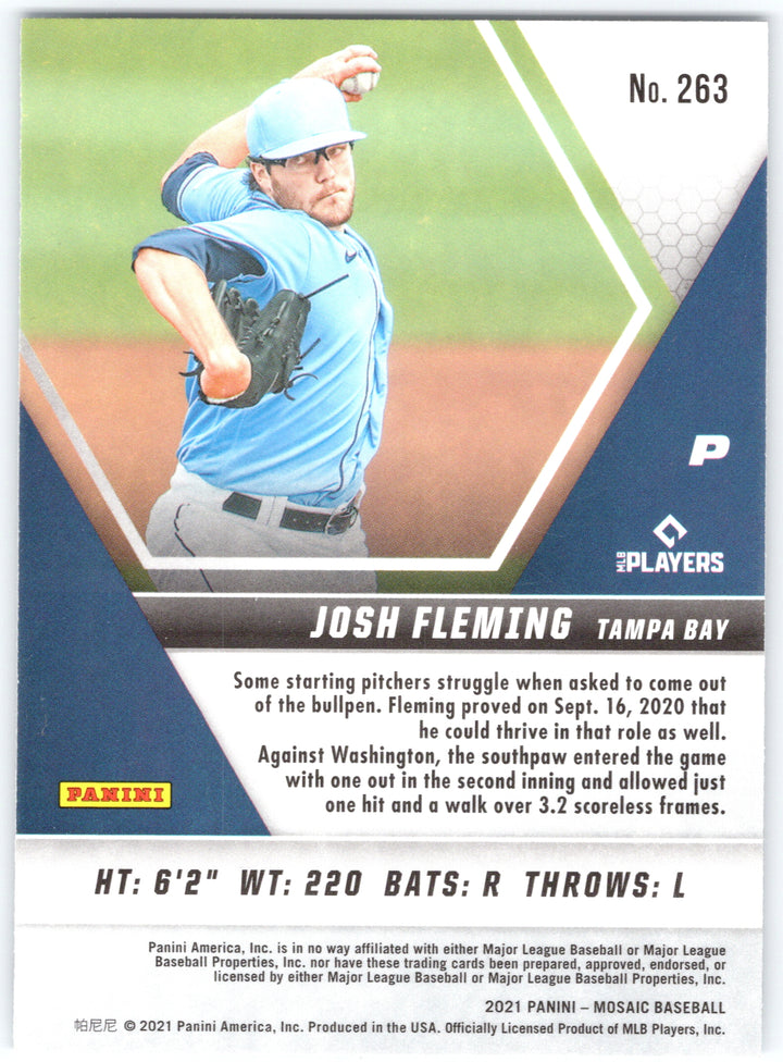 2021 Panini Mosaic #263 Josh Fleming