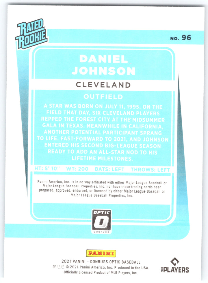 2021 Donruss Optic #96 Daniel Johnson