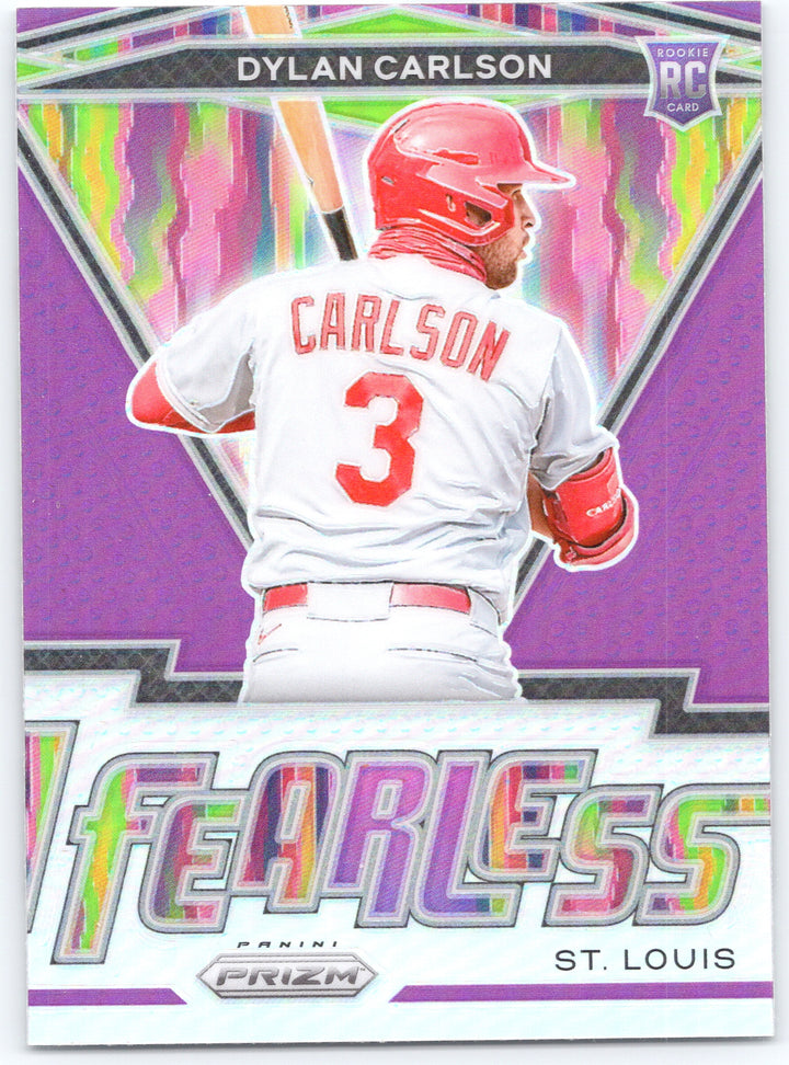 2021 Panini Prizm #FR-3 Dylan Carlson Fearless Purple Prizm