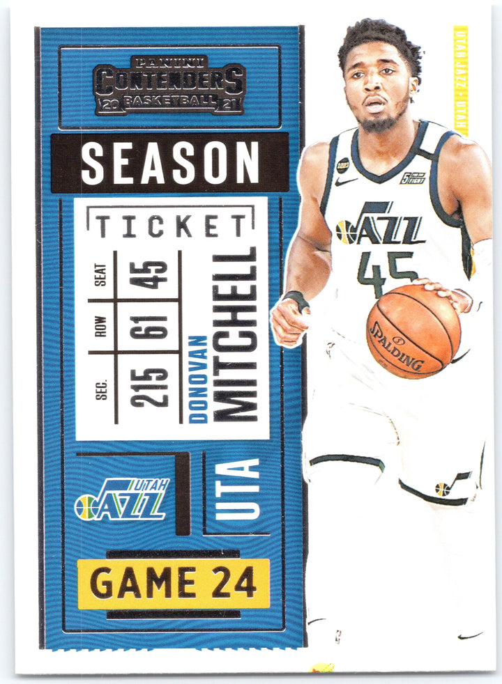 2020-21 Panini Contenders #22 Donovan Mitchell