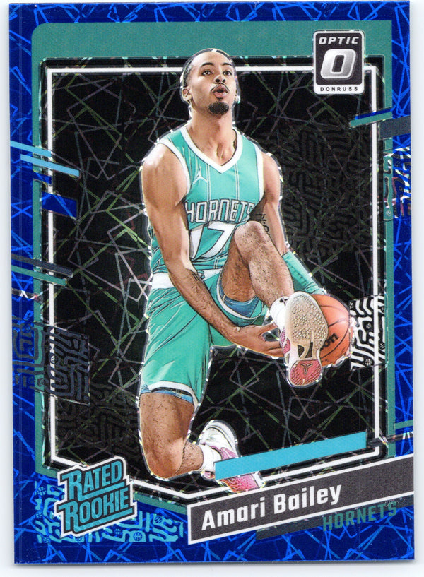 2023-24 Donruss Optic #210 Amari Bailey Blue Velocity