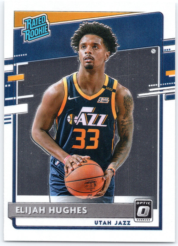 2020-21 Donruss Optic #192 Elijah Hughes