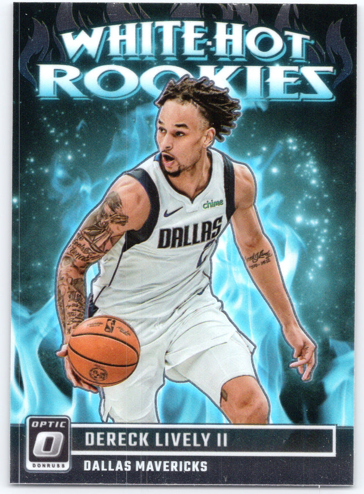 2023-24 Donruss Optic #8 Dereck Lively II White Hot Rookies