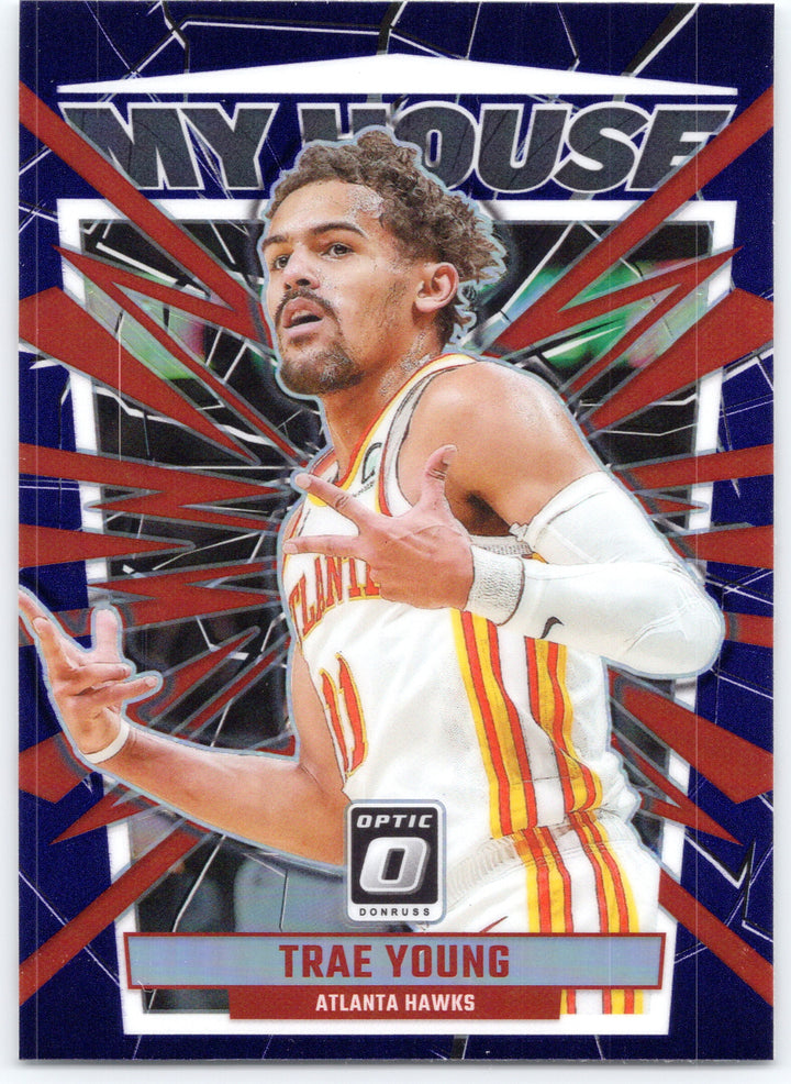 2023-24 Donruss Optic #8 Trae Young My House Purple