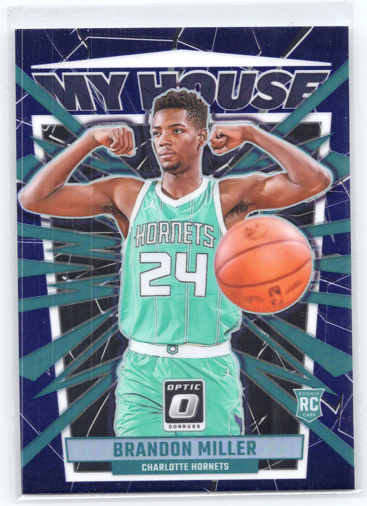 2023-24 Donruss Optic #5 Brandon Miller My House Purple