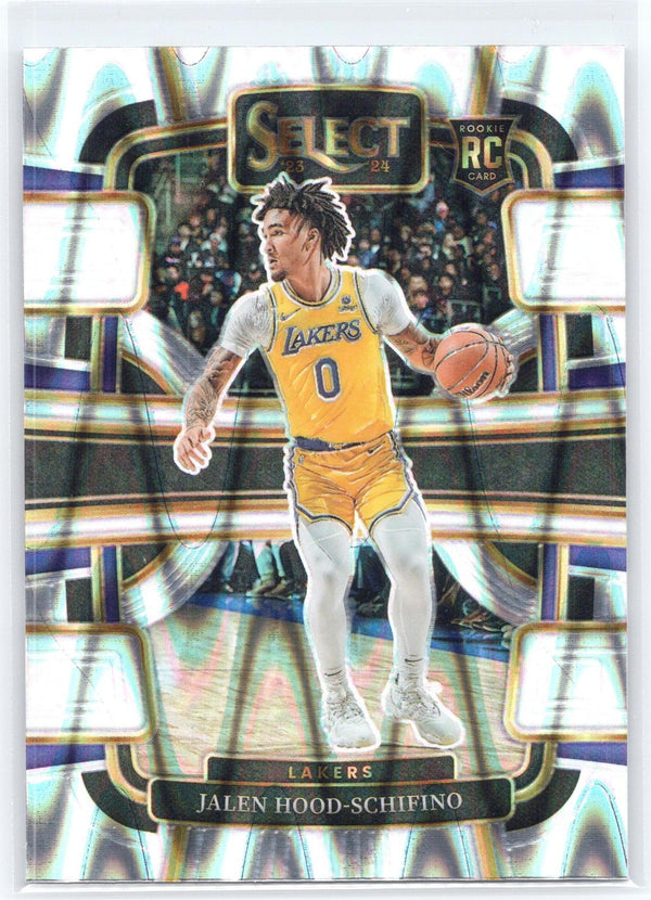 2023-24 Panini Select #99 Jalen Hood-Schifino Tectonic Prizms