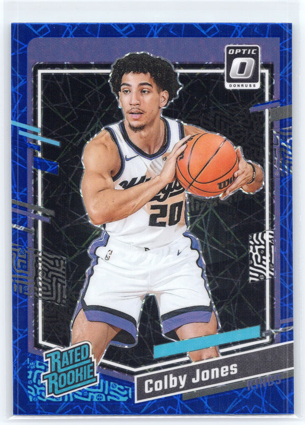 2023-24 Donruss Optic #246 Colby Jones Blue Velocity