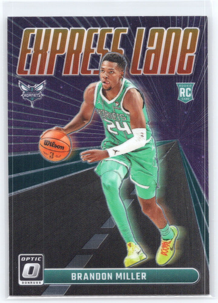 2023-24 Donruss Optic #3 Brandon Miller Express Lane