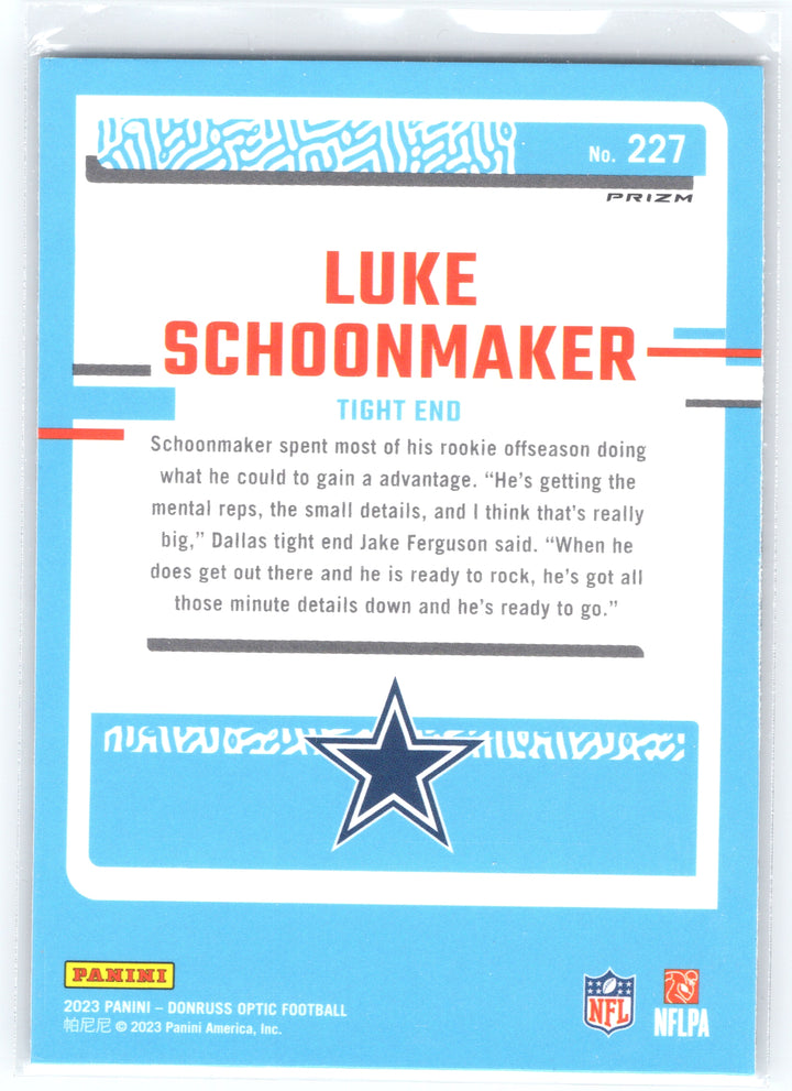 2023 Donruss Optic #227 Luke Schoonmaker Stars