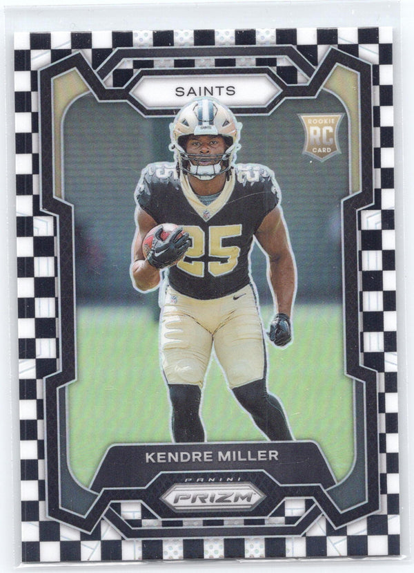 2023 Panini Prizm #375 Kendre Miller Black and White Checker