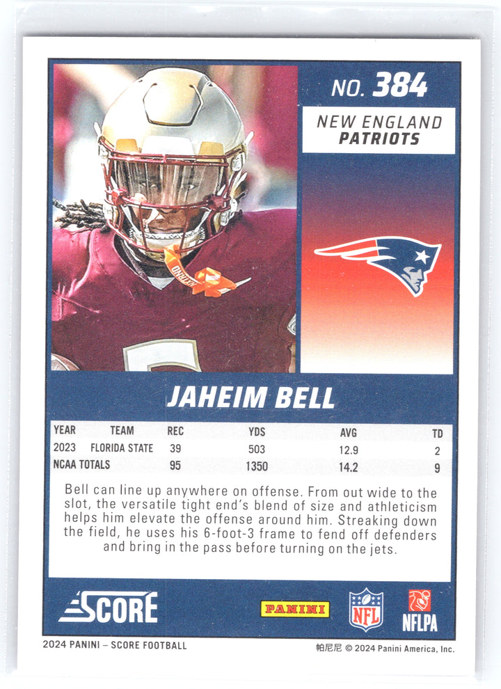 2024 Score #384 Jaheim Bell Ellipse #/299