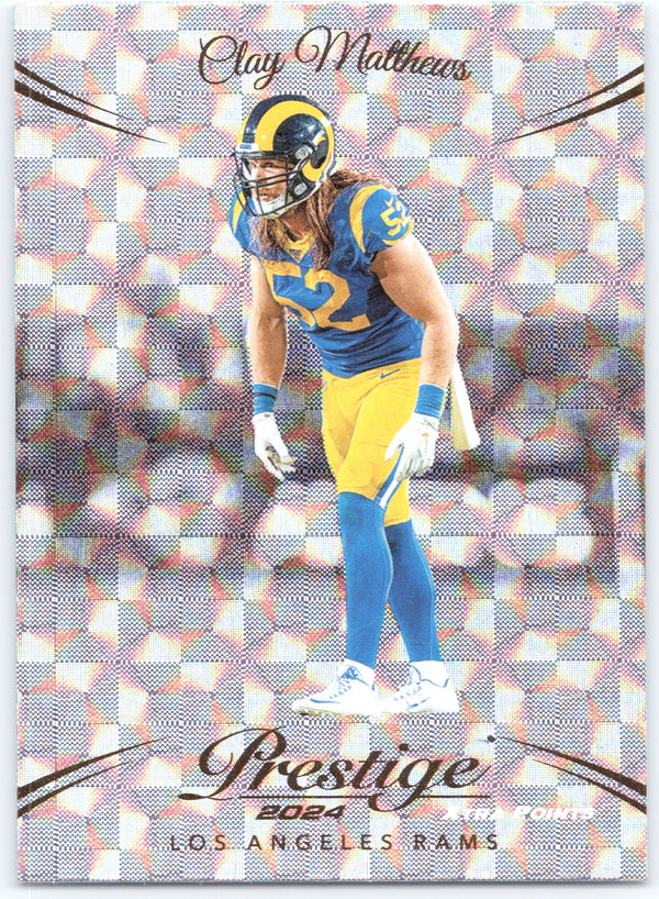 2024 Panini Prestige #181 Clay Matthews Diamond Xtra Points