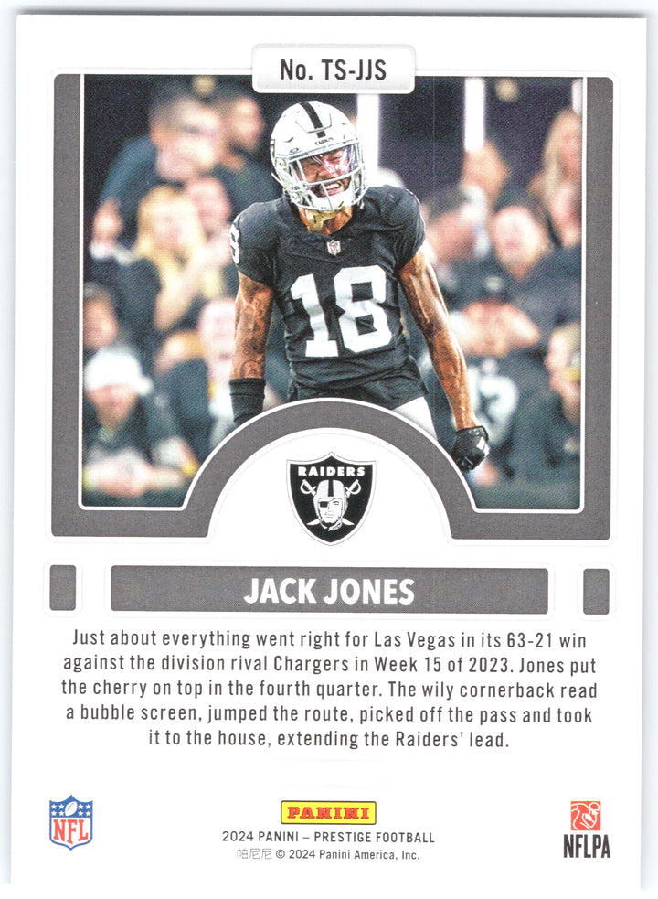 2024 Panini Prestige #TS-JJS Jack Jones Time Stamped