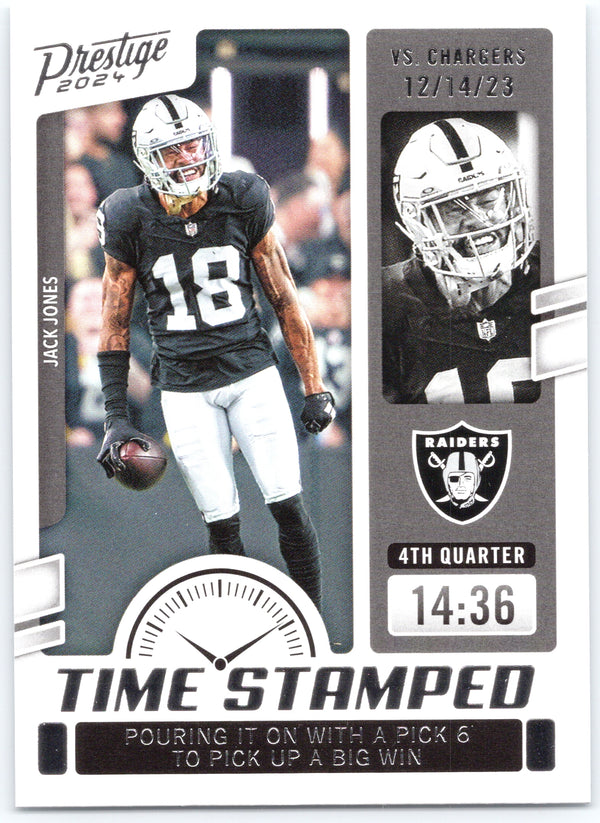 2024 Panini Prestige #TS-JJS Jack Jones Time Stamped