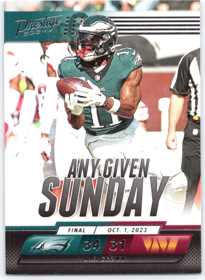 2024 Panini Prestige #AGS-ABN A.J. Brown Any Given Sunday