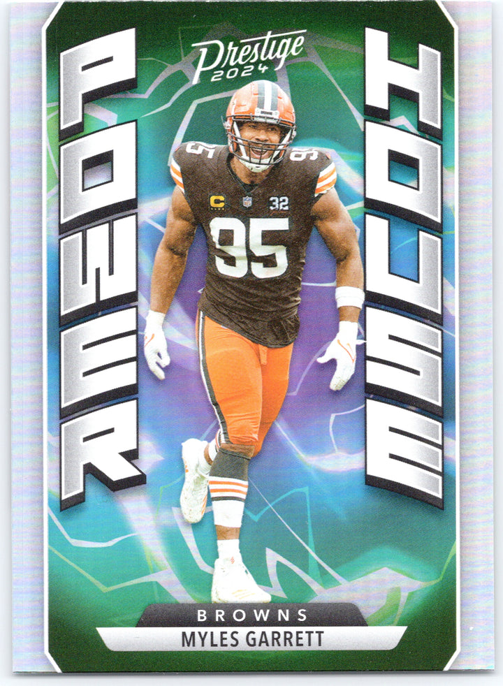 2024 Panini Prestige #PH-MGT Myles Garrett Power House