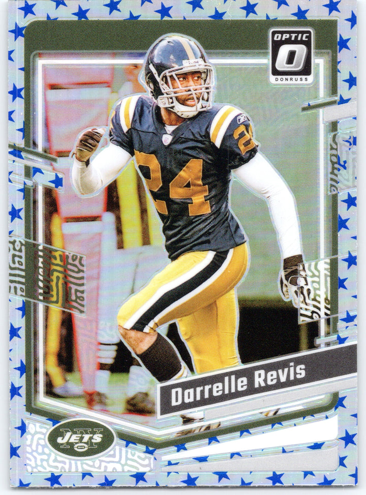 2023 Donruss Optic #152 Darrelle Revis Blue Stars